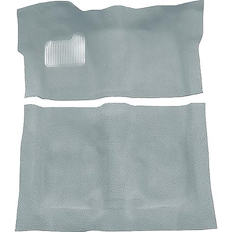 GN21138141 1974-75 Buick Regal; 2-Door; Complete Molded Carpet Kit; Mass Backing; Cutpile; Powder Blue