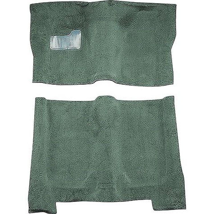 GN21138480 1976 Buick Regal; 4-Door; Complete Molded Carpet Kit; Mass Backing; Cutpile; Sage Green