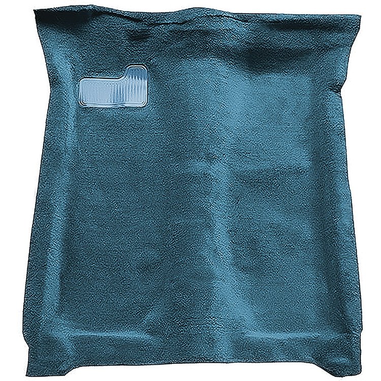 GN21139104 1973 Buick Regal; 2-Door/AT; Complete Carpet Kit; Mass Backing; Loop; Bright Blue