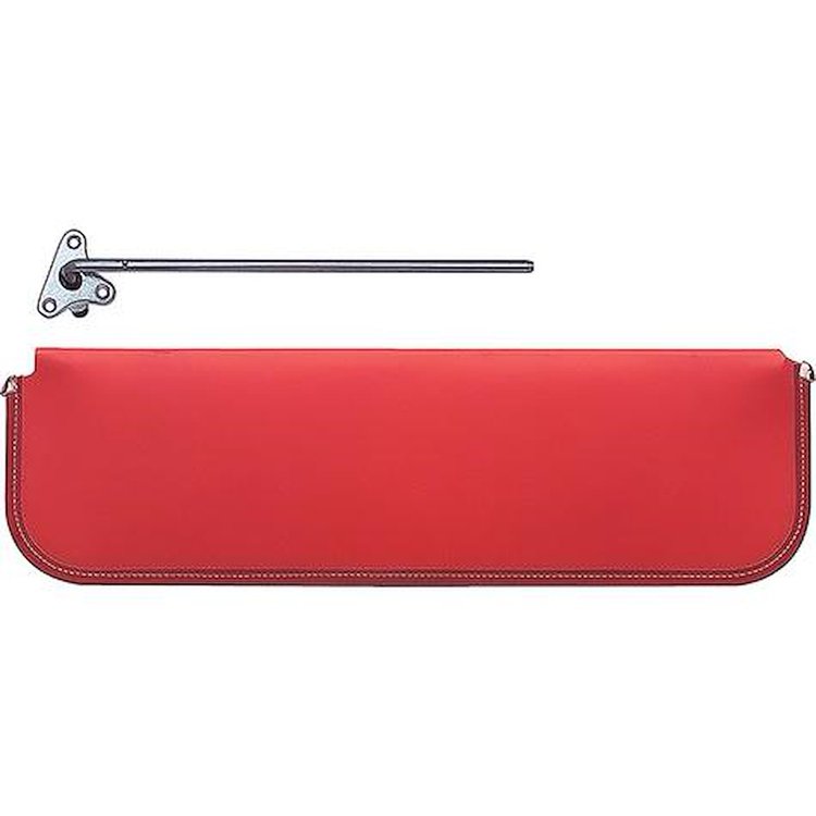 GR1902L 1947-53 Chevrolet/GMC Truck; Sun Visor; OE Style Cardboard; With Bracket; Red; LH