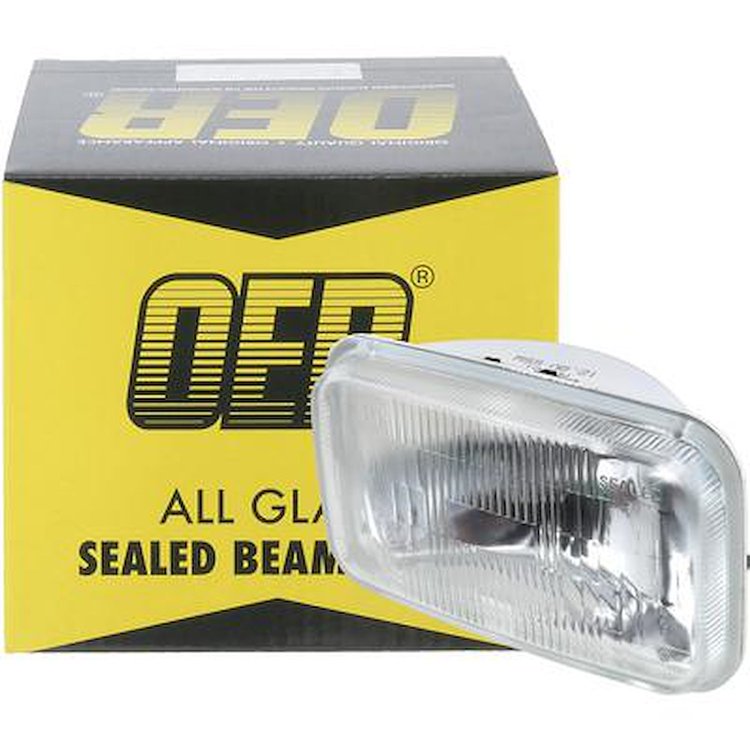 H4701 Headlamp Sealed Beam; 12 Volt; High Beam; 3 in. x 5 in. (92 mm x 150 mm); Rectangular; Halogen