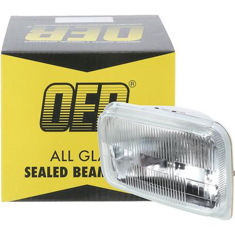 H4703 Headlamp Sealed Beam; 12 Volt; Low Beam; 3 in. x 5 in. (92 mm x 150 mm); Rectangular; Halogen