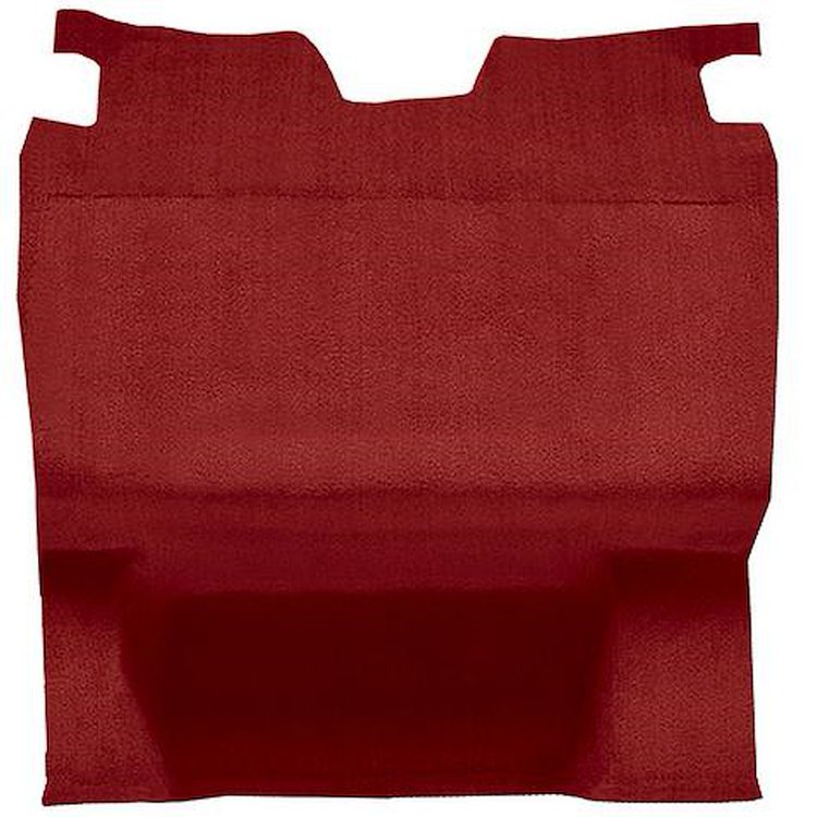HA410221 1986-1988 Camaro, Firebird; Rear Cargo / Hatch Area Cut Pile Carpet; Mass Backing; Oxblood