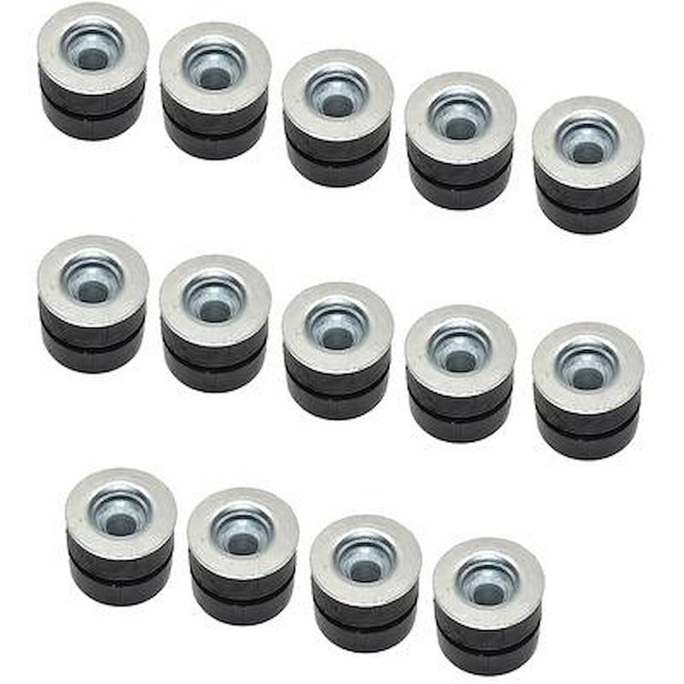 HB2542A Body Bushing Kit; 1964-67 Cutlass, Chevelle, El Camino, Skylark, GTO; Hardtop or Convertible; 28-Piece Set
