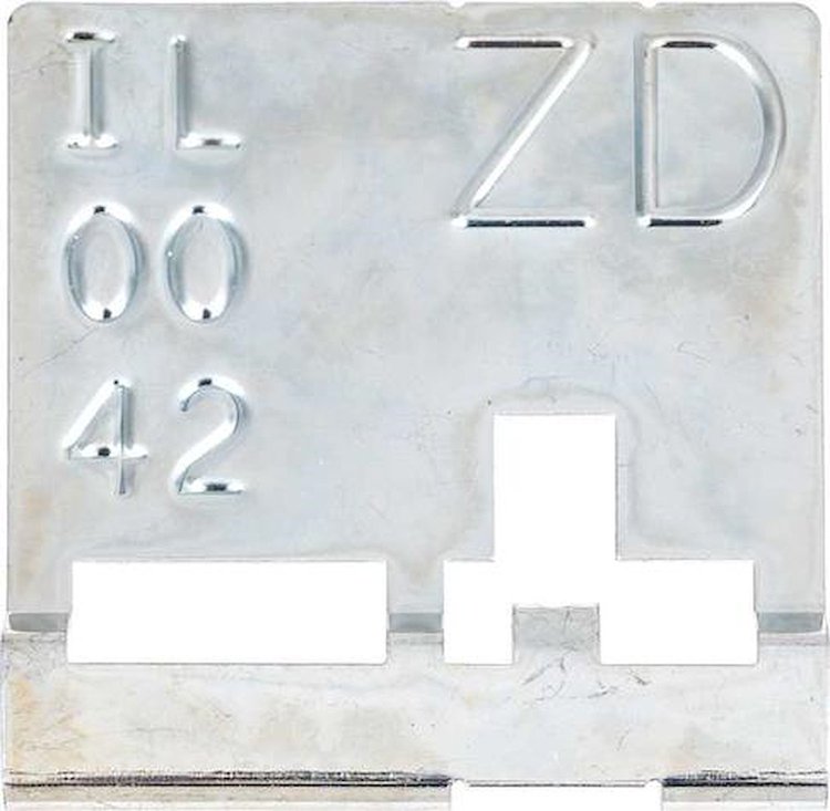 HC101 1969 Camaro, 69-70 Nova; Radiator Tag; with 396 and Manual Trans; Code ZD