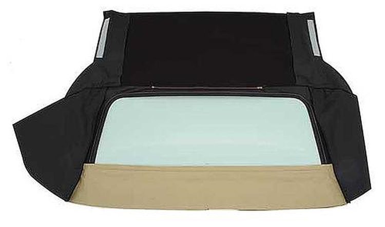 HG0115115 1961-64 GM B-Body Convertible; Rear Window Only; Glass; Vinyl; Buckskin