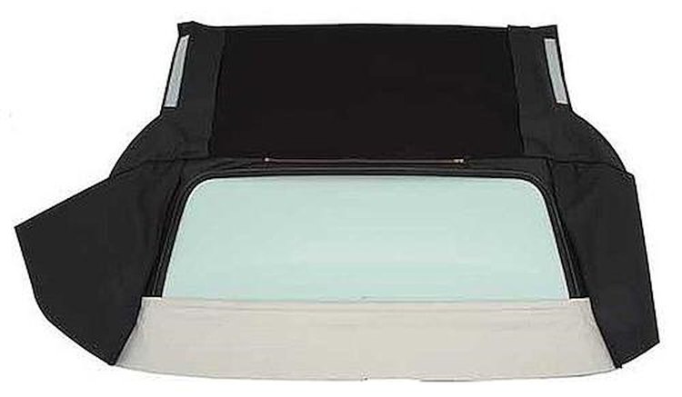 HG0115121 1961-64 GM B-Body Convertible; Rear Window Only; Glass; Vinyl; White