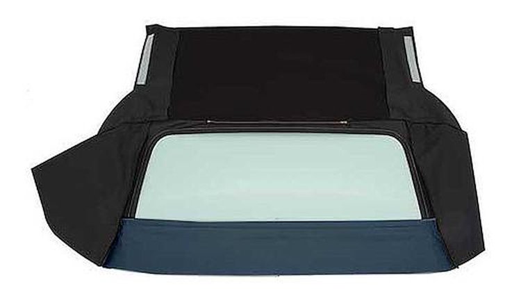 HG0116116 1965-66 Impala/GM B-Body Convertible; Rear Window Only; Glass; With Zipper; Vinyl; Dark Blue