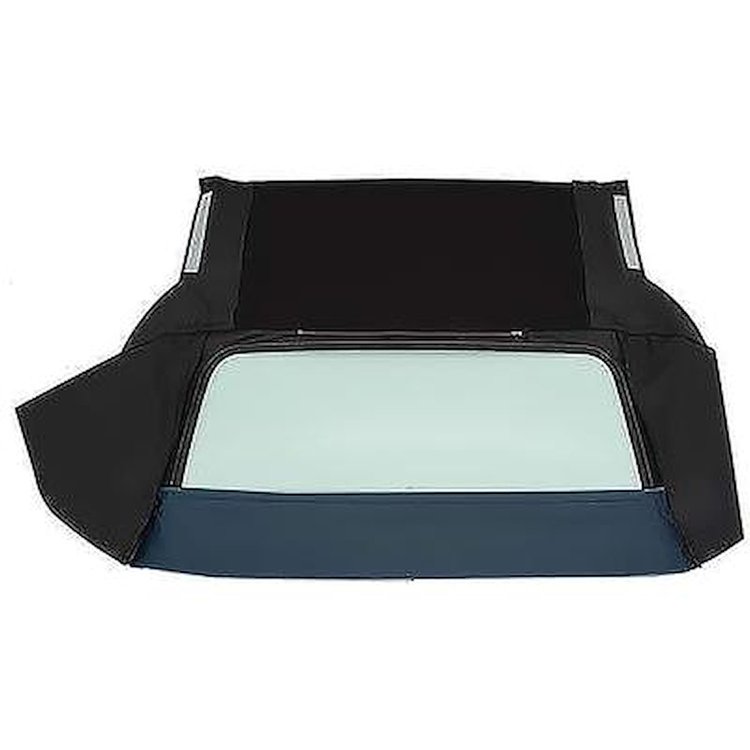 HG0116216 1967-70 Impala/GM B-Body Convertible; Rear Window Only; Glass; Without Zipper; Vinyl; Dark Blue