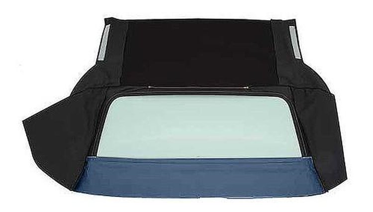HG0118116 1971-76 GM B-Body Convertible; Rear Window Only; Glass; Without Defroster; Vinyl; Dark Blue