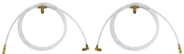 Convertible Top Hose Set for 1967-1969 Chevrolet Camaro, Pontiac Firebird [White, Nylon]