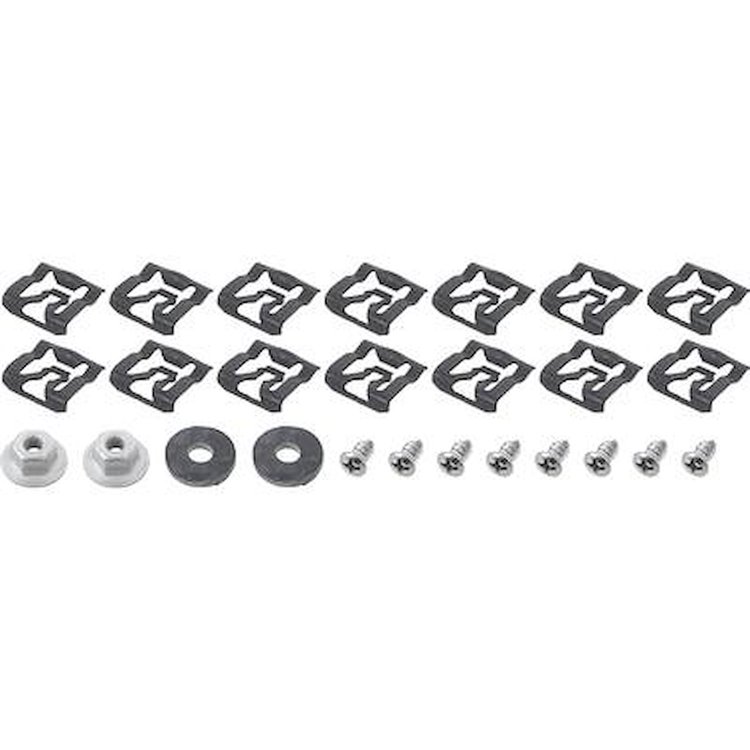 HK402 1966-68 Mustang Convertible 24 Piece Windshield Molding Clip Kit