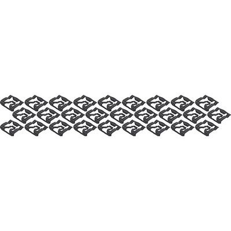 HK503 1967-70 Mustang Fastback 27 Piece Rear Window Clip Kit