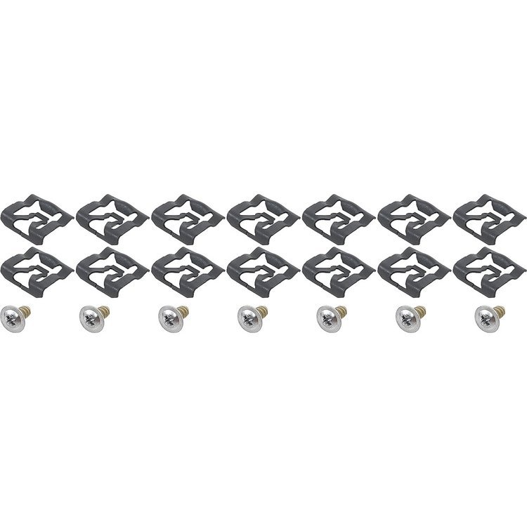 HK505 1971-73 Mustang Fastback 21 Piece Rear Window Molding Clip Kit