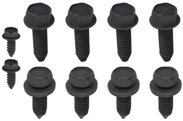HWK002 1970-73 Chevrolet Camaro RS; Front Bumper Hardware; Set