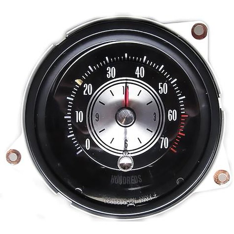IN12293T Tic-Tock Tachometer w/Clock for 1970-1971 Olds 442, 1970-1972 Olds Cutlass