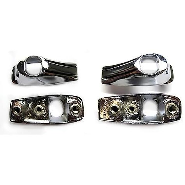 IN12296G 1966 Pontiac GTO; Bezel; Dash Grab Bar; Pair