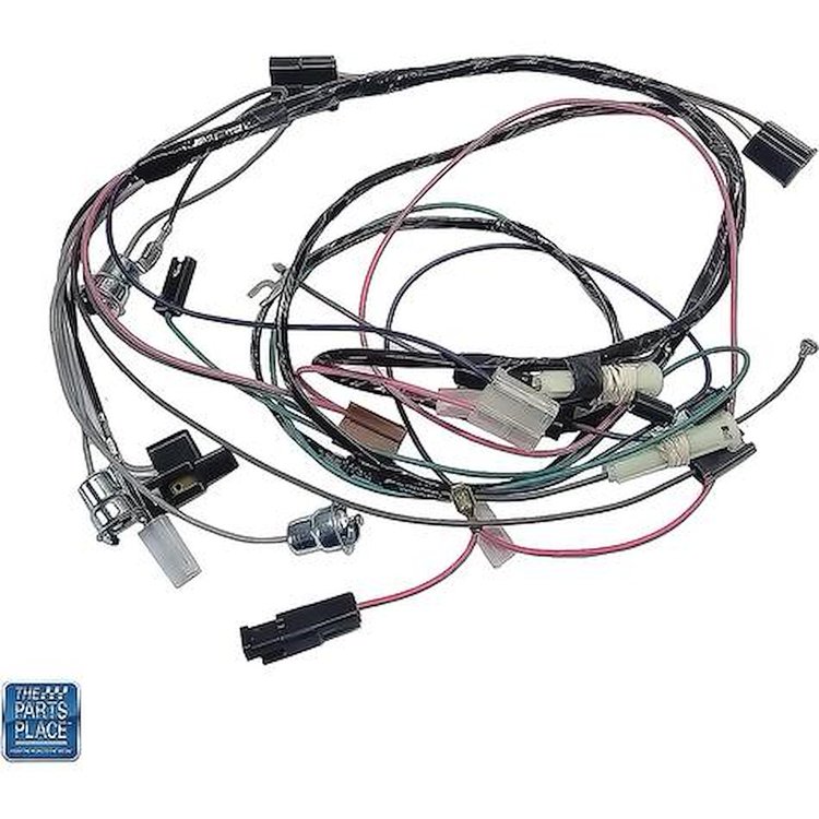 IN12622G 1964-67 Pontiac GTO, LeMans; Factory Rally Gauge Adapter; Harness