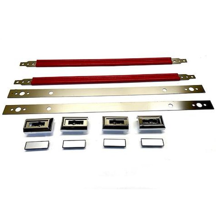 IN1601Z 1978-81 GM A-Body; 1982-87 GM G-Body; Door Pull Strap Kit; Red; 16 in.; Kit