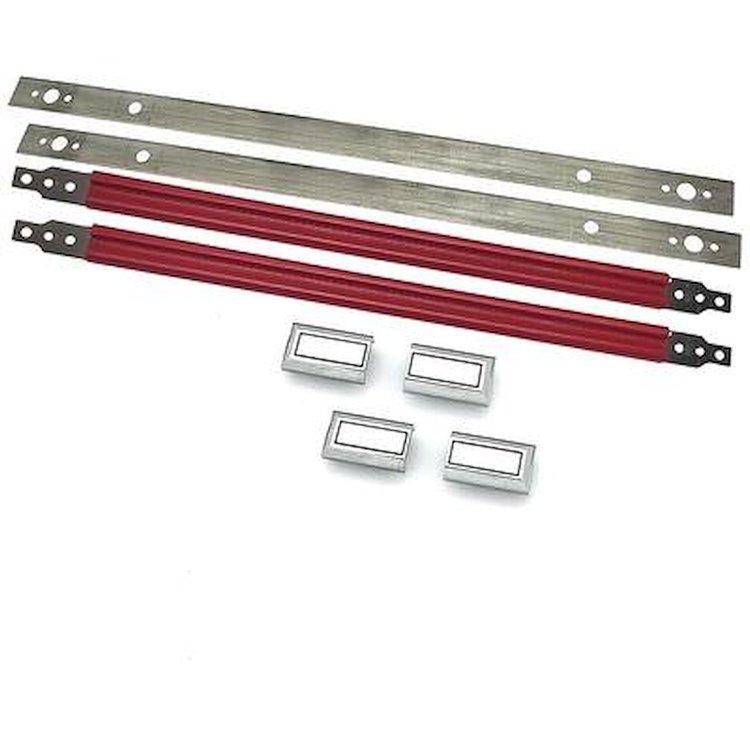 IN1901Z 1978-81 GM A-Body; 1982-87 GM G-Body; Door Pull Strap Kit; Red; 19 in.; Kit