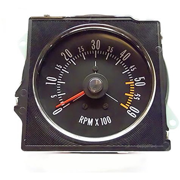 IN2468S 1970-72 Buick Skylark, GS; Dash Tachometer; Pointed Lens