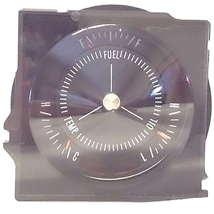 IN2471S 1970-72 Buick Skylark, GS 455, GS; Rally Gauge Pack; Pointed Lens