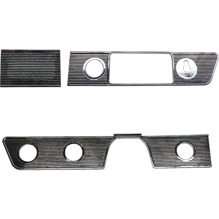 IN3002G 1964-65 Pontiac Tempest, LeMans, GTO; Lower Dash Trim; 3 Piece