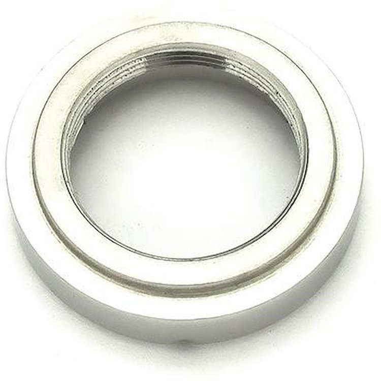 IN3016G 1966-67 Pontiac GTO, LeMans; Bezel Nut; Ignition Switch; Chrome