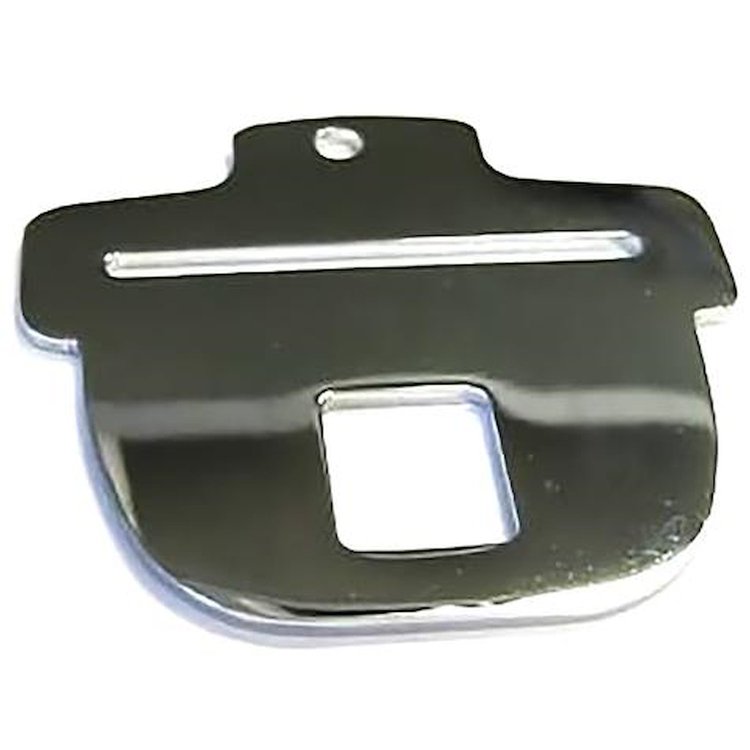IN3219Z 1965-71 Various GM Vehicles Including Camaro, Impala, Cutlass, Skylark; Tongue; Seat Belt; Stainless; Deluxe