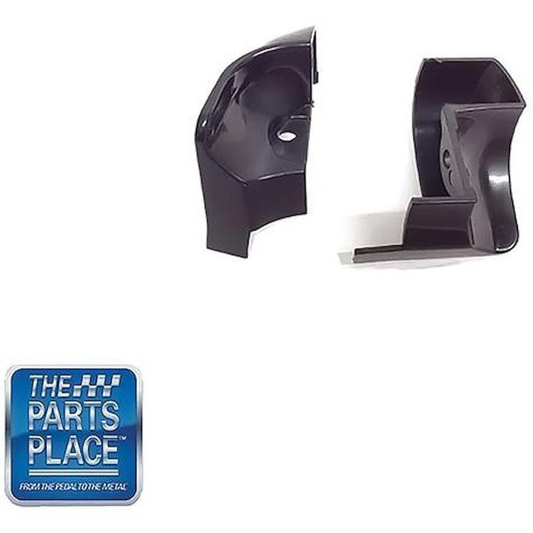IN3283Z 1966-67 Buick Skylark, Oldsmobile Cutlass, Pontiac GTO; Wind Lace End Caps; Quarter Window; Paint To Match; Pair
