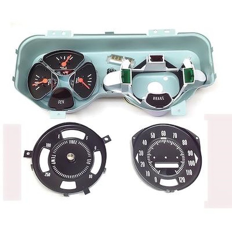 IN5345G 1969-71 Pontiac GTO, Lemans, Grand Prix; Rally Gauge Conversion; Instrument Cluster