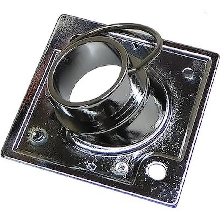IN5725T 1968-72 Oldsmobile Cutlass, 1968-71 442; Escutcheon/Bezel; Remote Mirror; Brushed Chrome