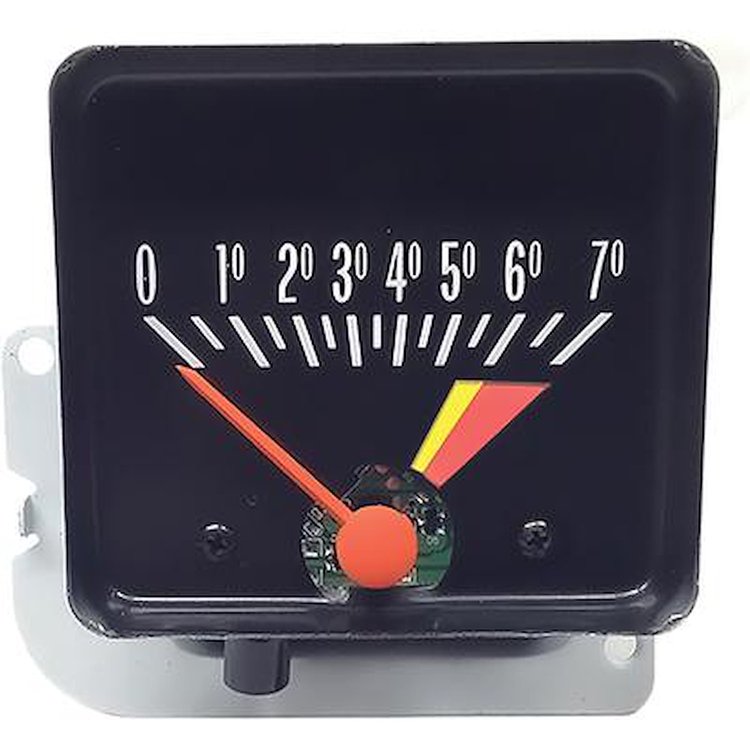 IN5796N 1971-1974 Chevrolet Nova; Tachometer; White Markings; 6000 RPM Red Line