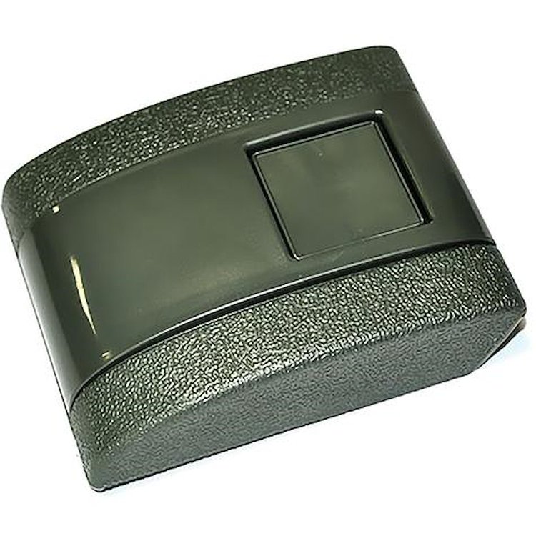 IN6062Z Seat Belt Buckle Cover; 1967-72 Camaro, Impala, Nova, Cutlass, GTO; Standard; Plastic W/Button; Green