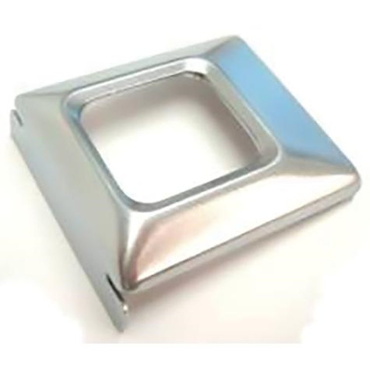 IN6285Z Seat Belt Buckle Cover; 1969-73 Camaro, Impala, Nova, Cutlass, GTO; Deluxe; Brushed; Small