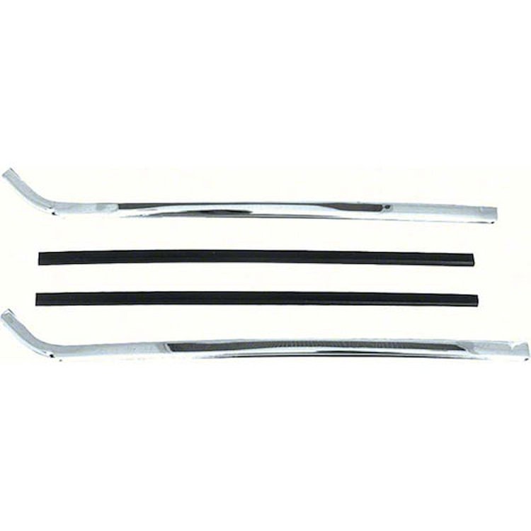 Quarter Window Vertical Molding 1967-1969 Camaro/Firebird Convertible