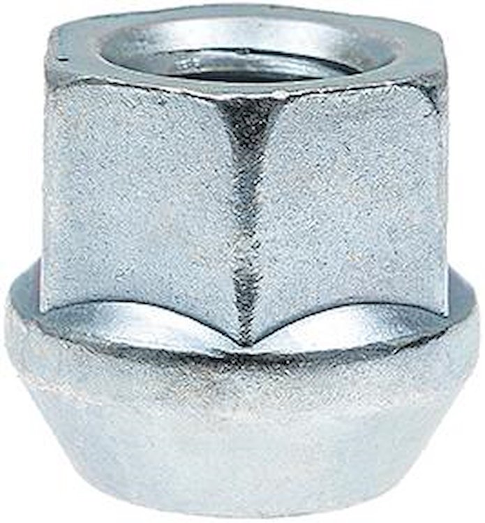 K151801 Lug Nut, Bulge Style, Open End, 3/4" Hex Head, 12mm-1.50 Thread, Each