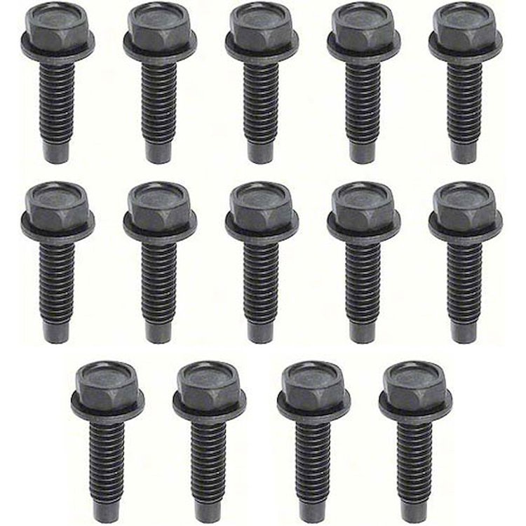 Upper Door Hinge Bolt Set for Select 1968-1981 Chevrolet Camaro, Nova & Pontiac Firebird, Ventura