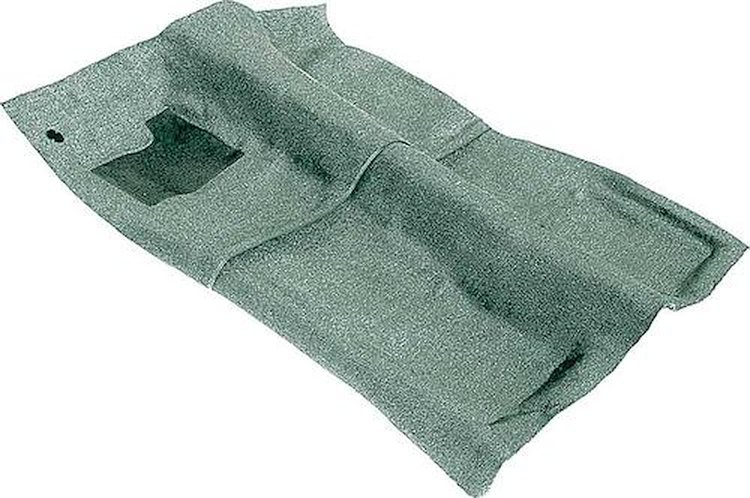 K20030 1968 Firebird, Molded Carpet Set,; Passenger Area, 2-Piece,; Loop, Dark Teal Blue