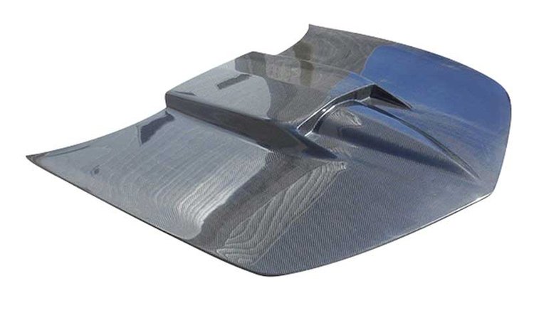 K2010C 2010-15 Camaro; Stinger; Carbon Fiber Hood Assembly; with Fiberglass Reinforcement