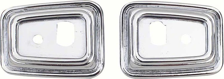Deluxe Door Grab Handle Bezels 1968-1969 GM F-Body