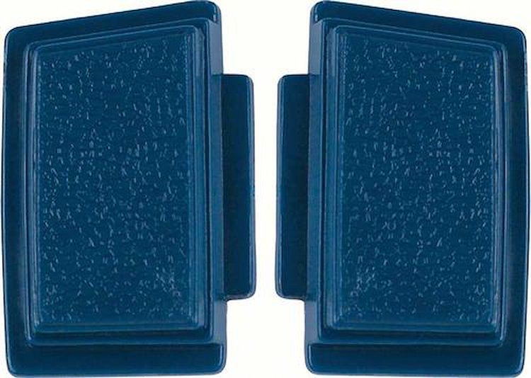 K213DB Steering Wheel Horn Buttons-1969-70 Chevrolet; Dark Blue; Pair