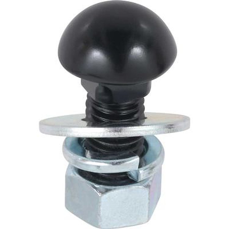 K225B 1938-72 GM Car & Truck; Bumper Bolt, Nut, And Washers; 1/2 in.-13 X 1-1/2 in.; Black