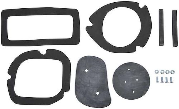 K227 Dash Fresh Air Duct Seal Set 1969; With Screws