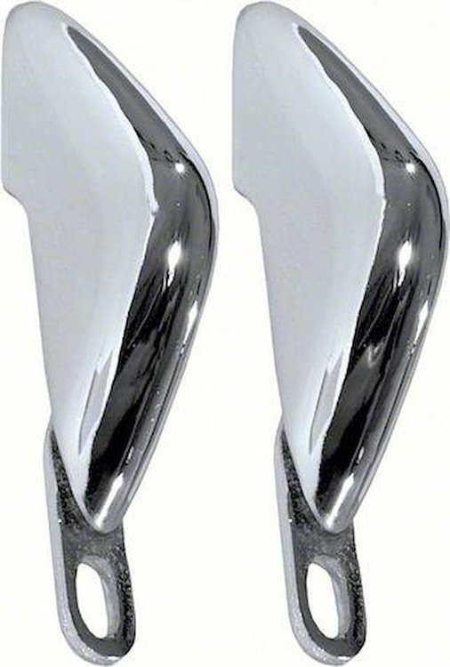 K229 Rear Bumper Guards 1970-73 Camaro; Chrome; Pair