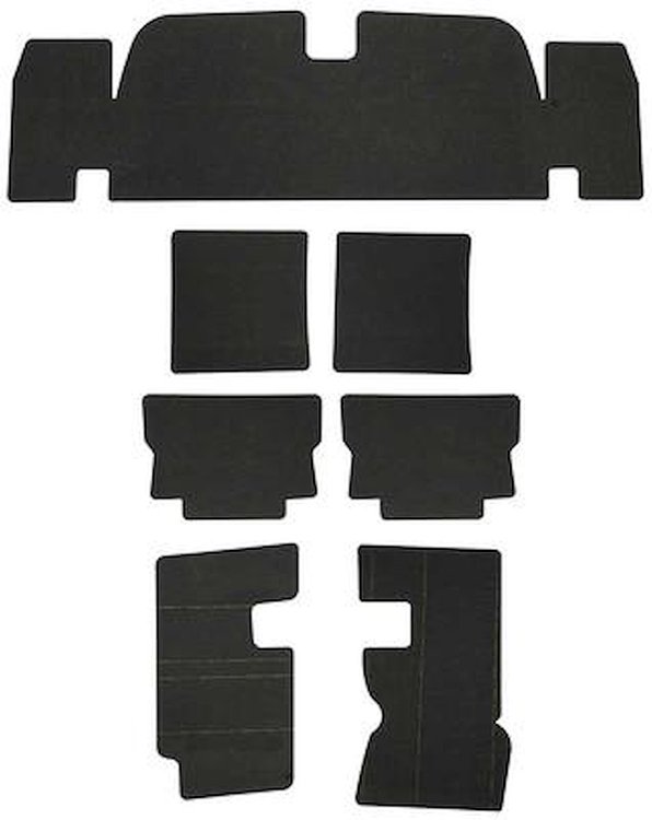 K24142 1967-69 Camaro, Firebird; Carpet Underlay Sound Deadener; 7-Piece Set