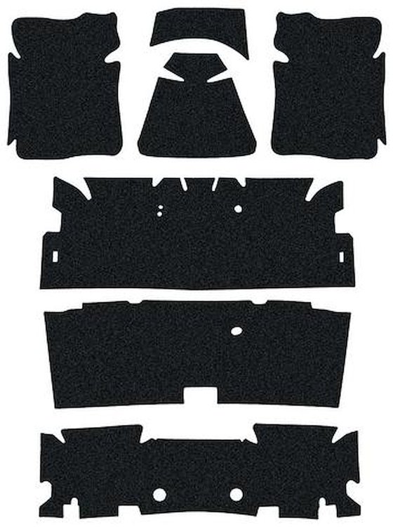 Sound Deadener Set for 1970-1981 GM F-Body Models [OEM-Style, 7-Piece Set]
