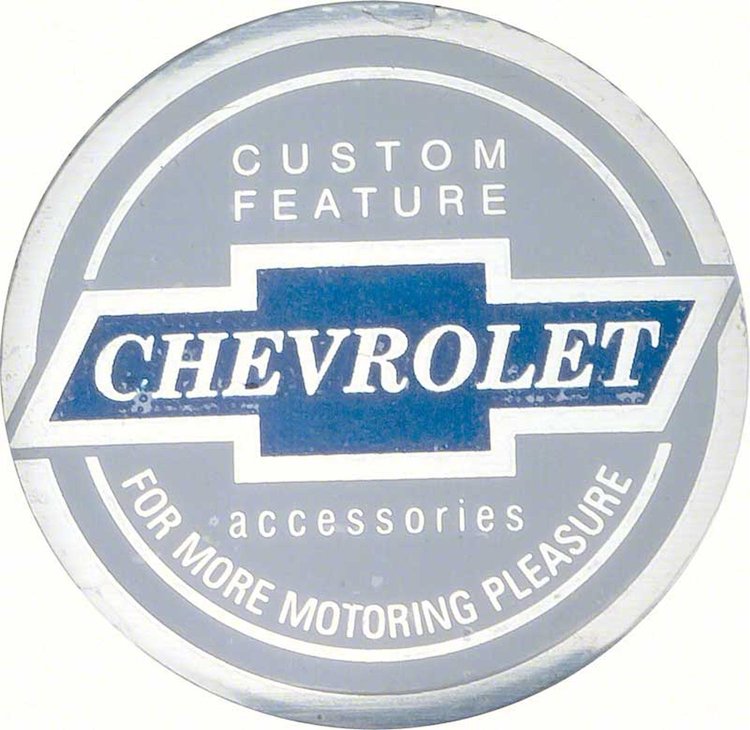 1962-63 Seat Belt Buckle Emblem