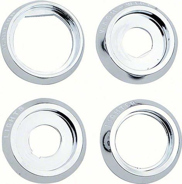 Dash Knob Bezel Set 1968 Camaro