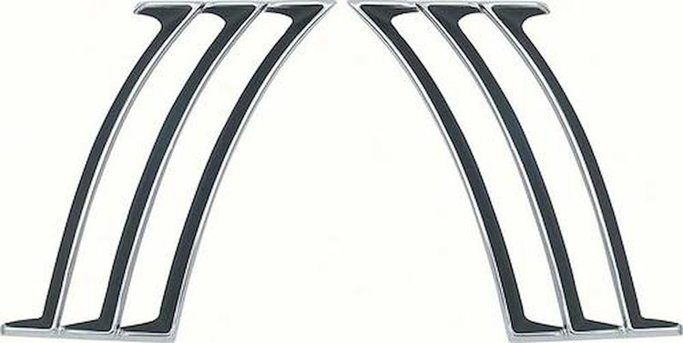 Quarter Panel Louver Moldings 1969 Camaro